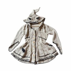 Oogie Boogie Nightmare Before Christmas Handmade Crocheted Hooded Cardigan Etsy